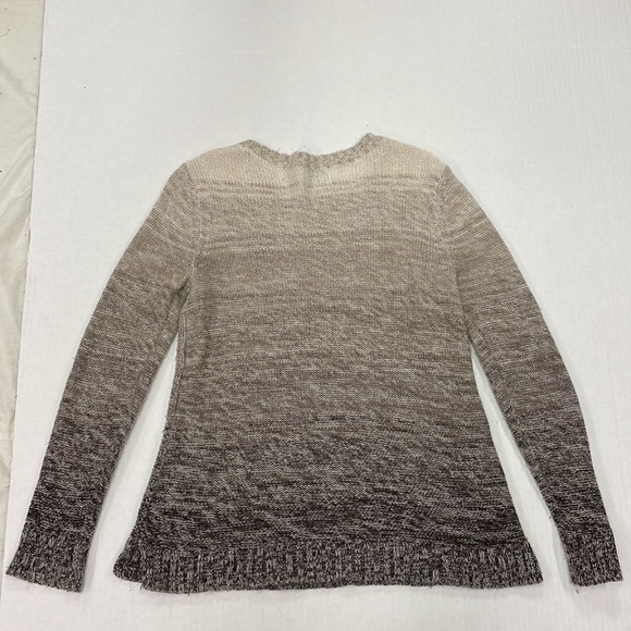 Woman’s St.John’s Bay Crew neck sweater. Ombré brown size Small - Picture 5 of 5